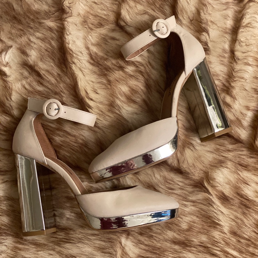 NWOB Free People Mix & Mingle Platform Heels